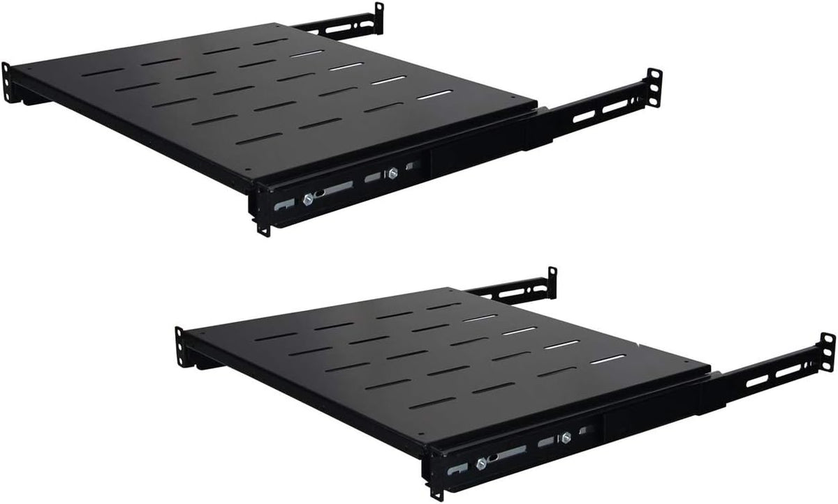 Heavy Duty Steel 19'' Wide Sliding Shelf, 2 Pack Q479