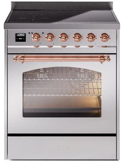 30 Induction Range with Electric Oven in Stainless Steel X824973
