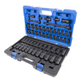 55-Piece SAE and Metric 1/2-in Drive 6-Point Impact Socket Set O6322
