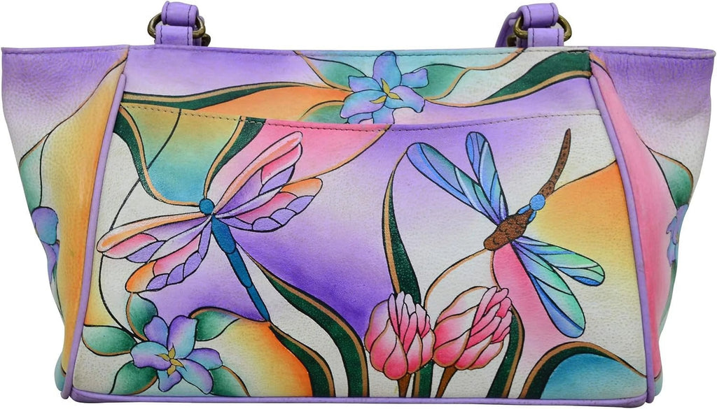 Genuine Leather Small Tote Handbag H8471