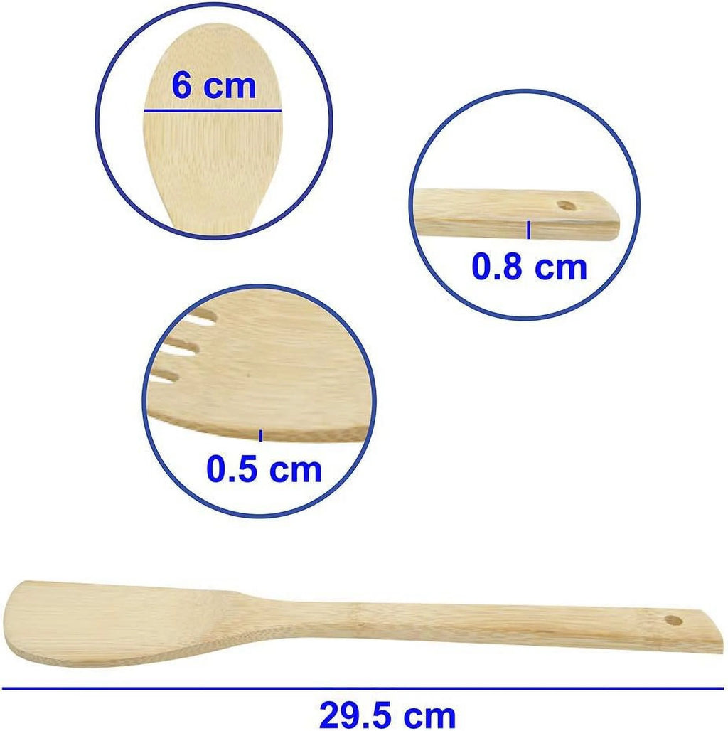 5 Pcs Natural Bamboo Cooking Utensil Set D5072