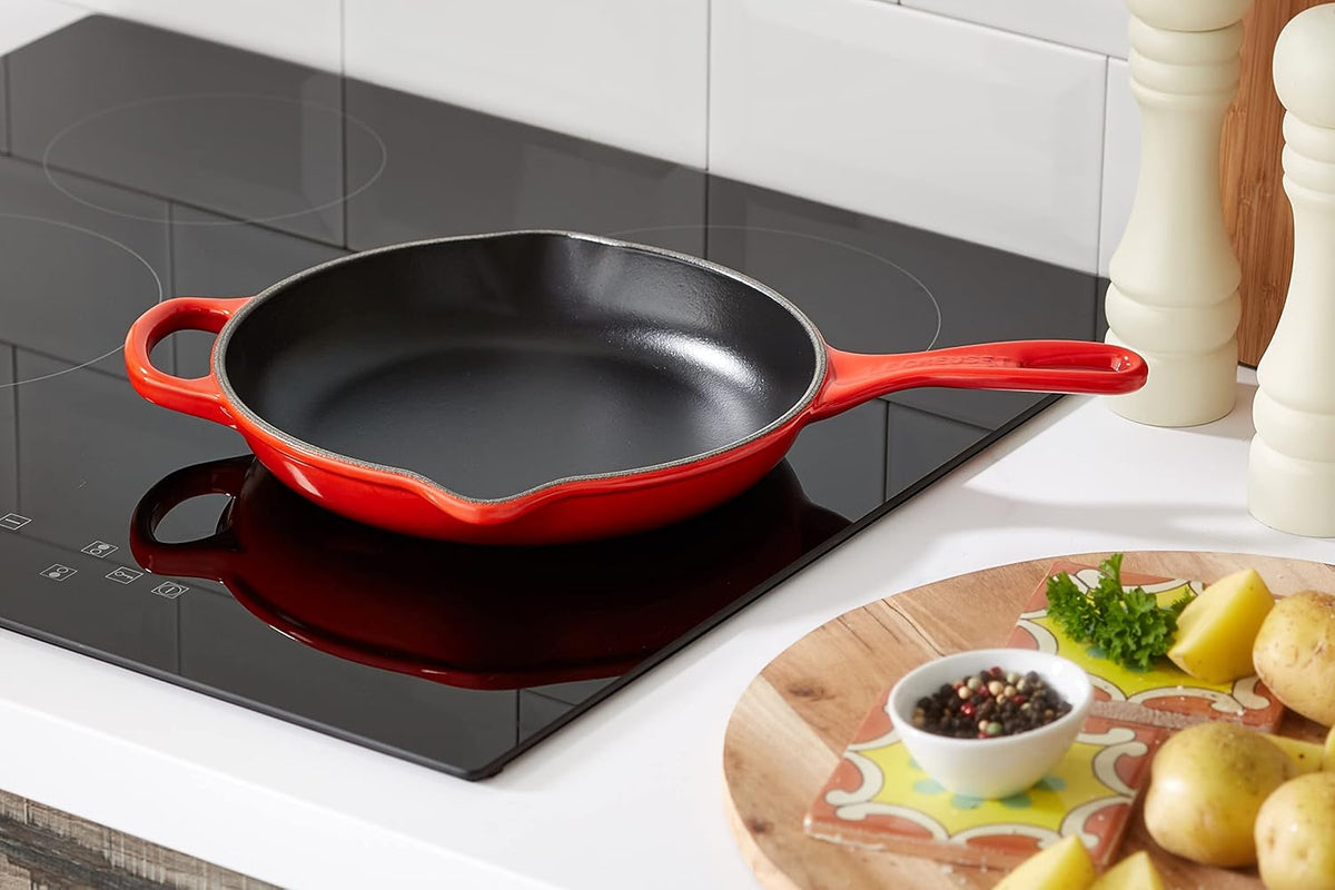 Deep Teal Cast Iron Skillet C54632