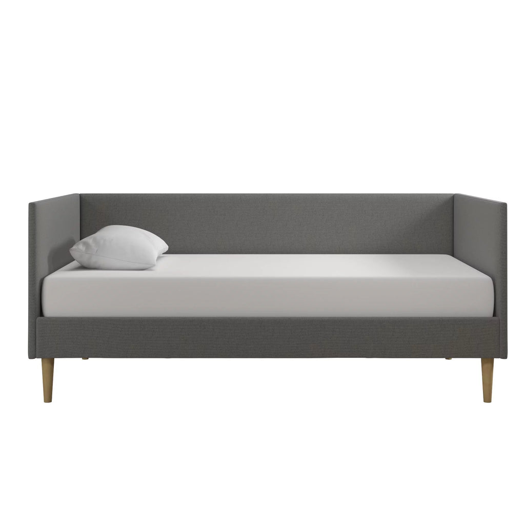 Gray Linen Queen Upholstered Daybed Frame P46449