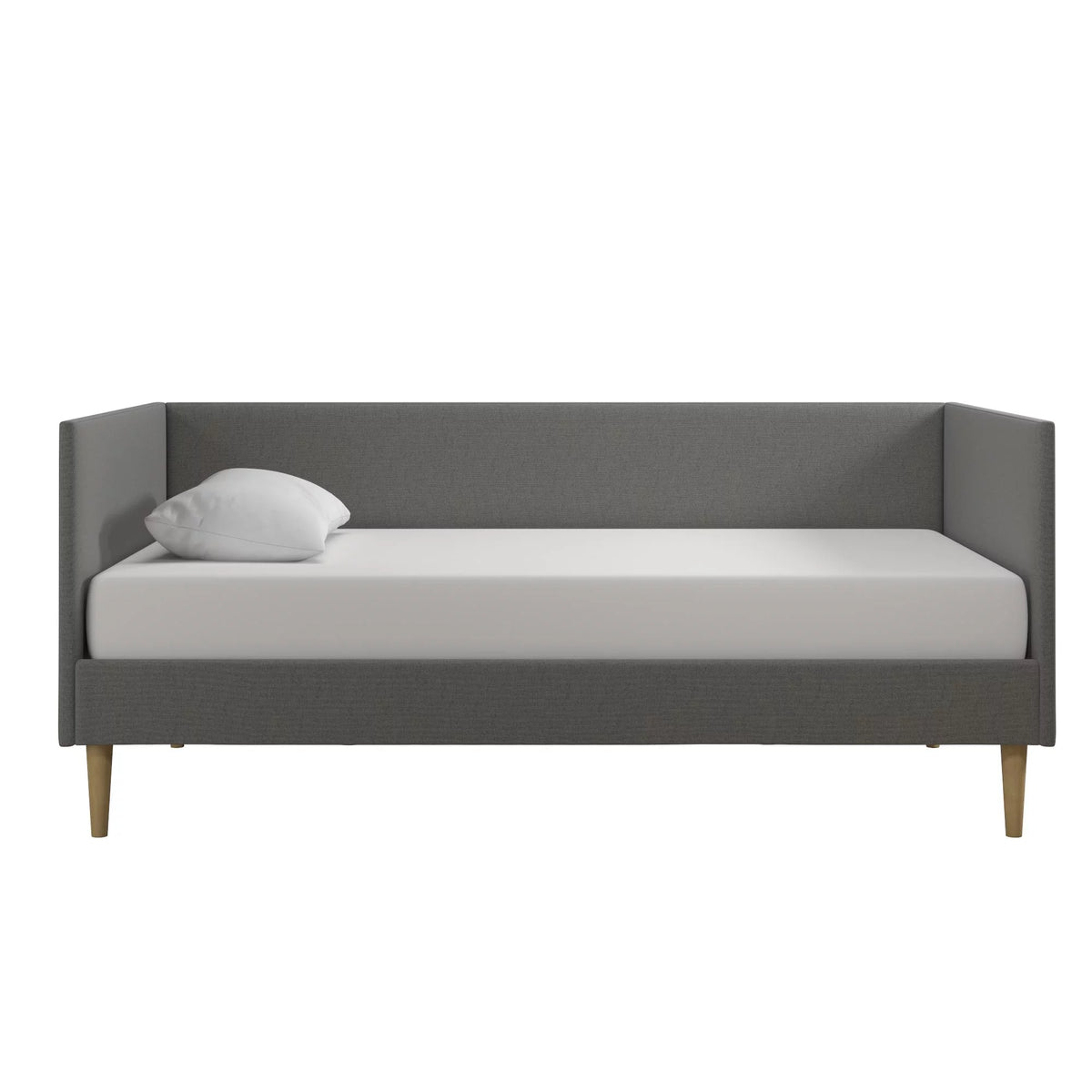 Gray Linen Queen Upholstered Daybed Frame P46449