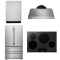 30 Induction Cooktop, Range Hood, Microwave, Refrigerator, Dishwasher K3583