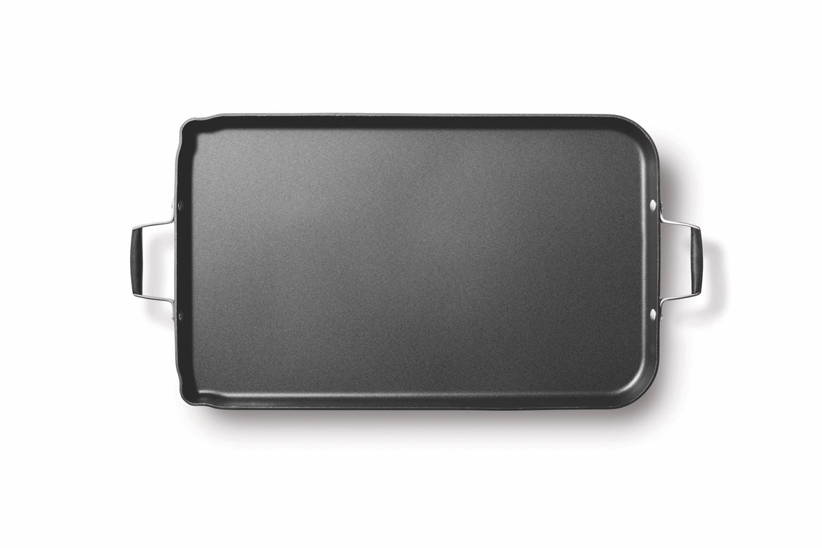 Hard-Anodized Nonstick Double Griddle F239040
