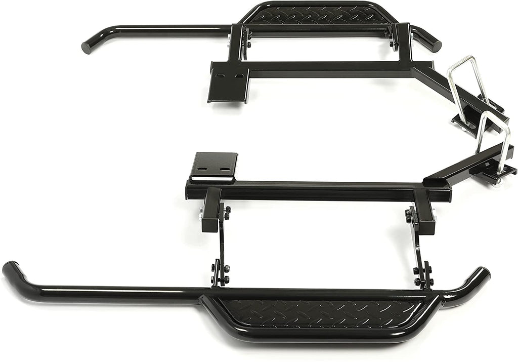 Black Steel Nerf Bars Step Down Kit O821