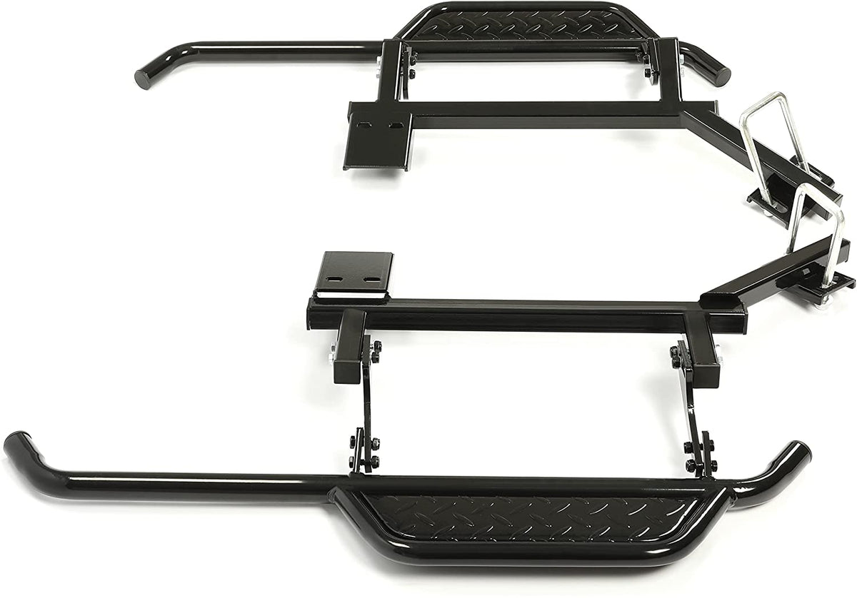 Black Steel Nerf Bars Step Down Kit O821