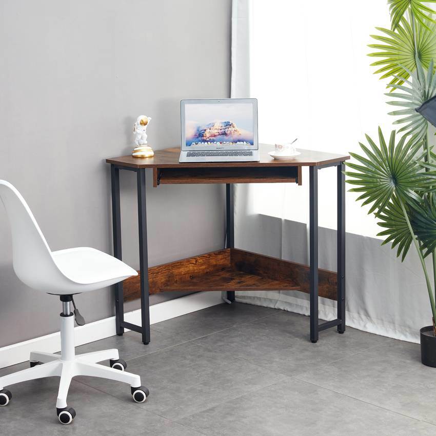 Brown Corner Computer Desk B452951