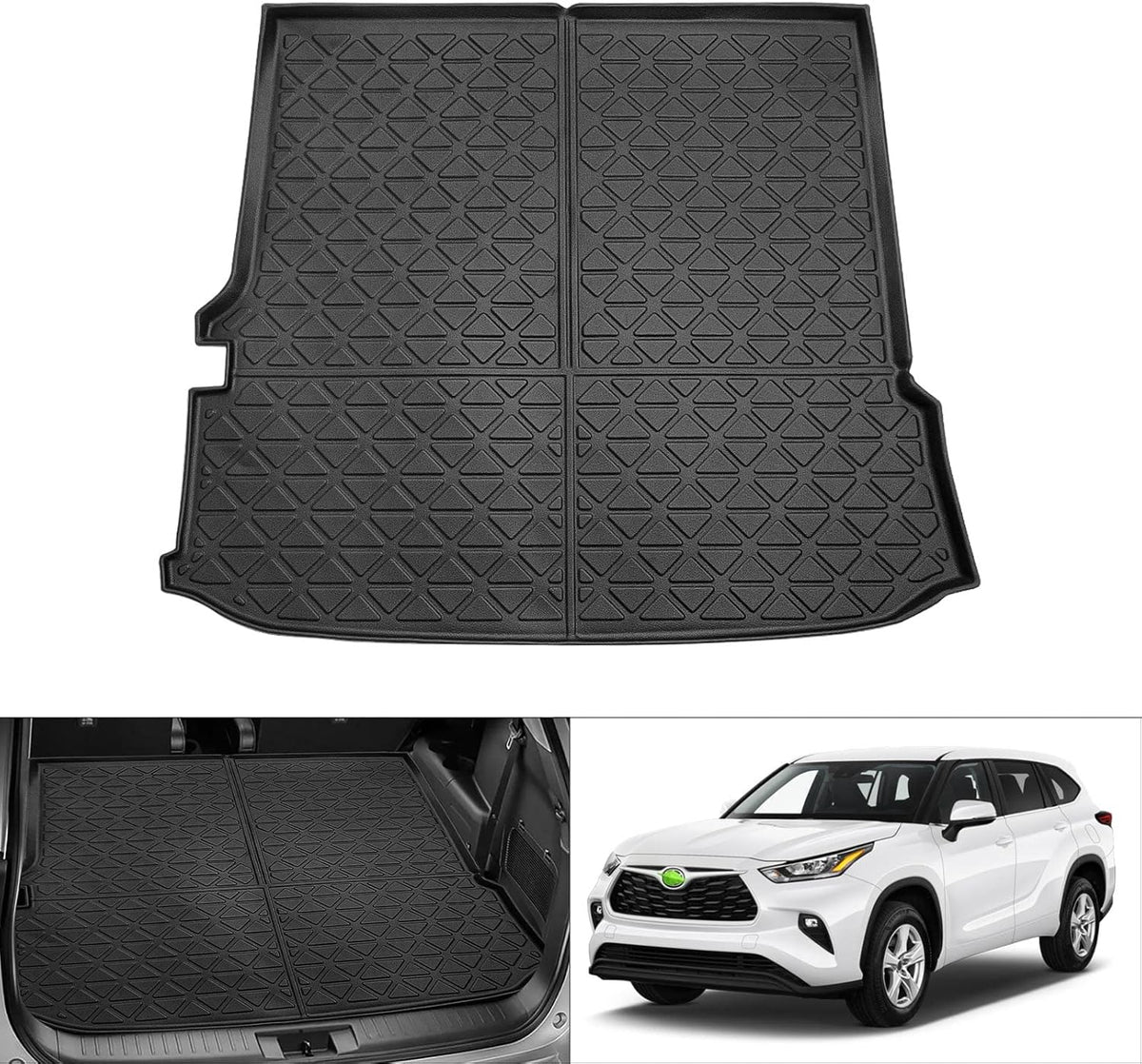 Cargo Mat Black TPO Pack of 2 H925