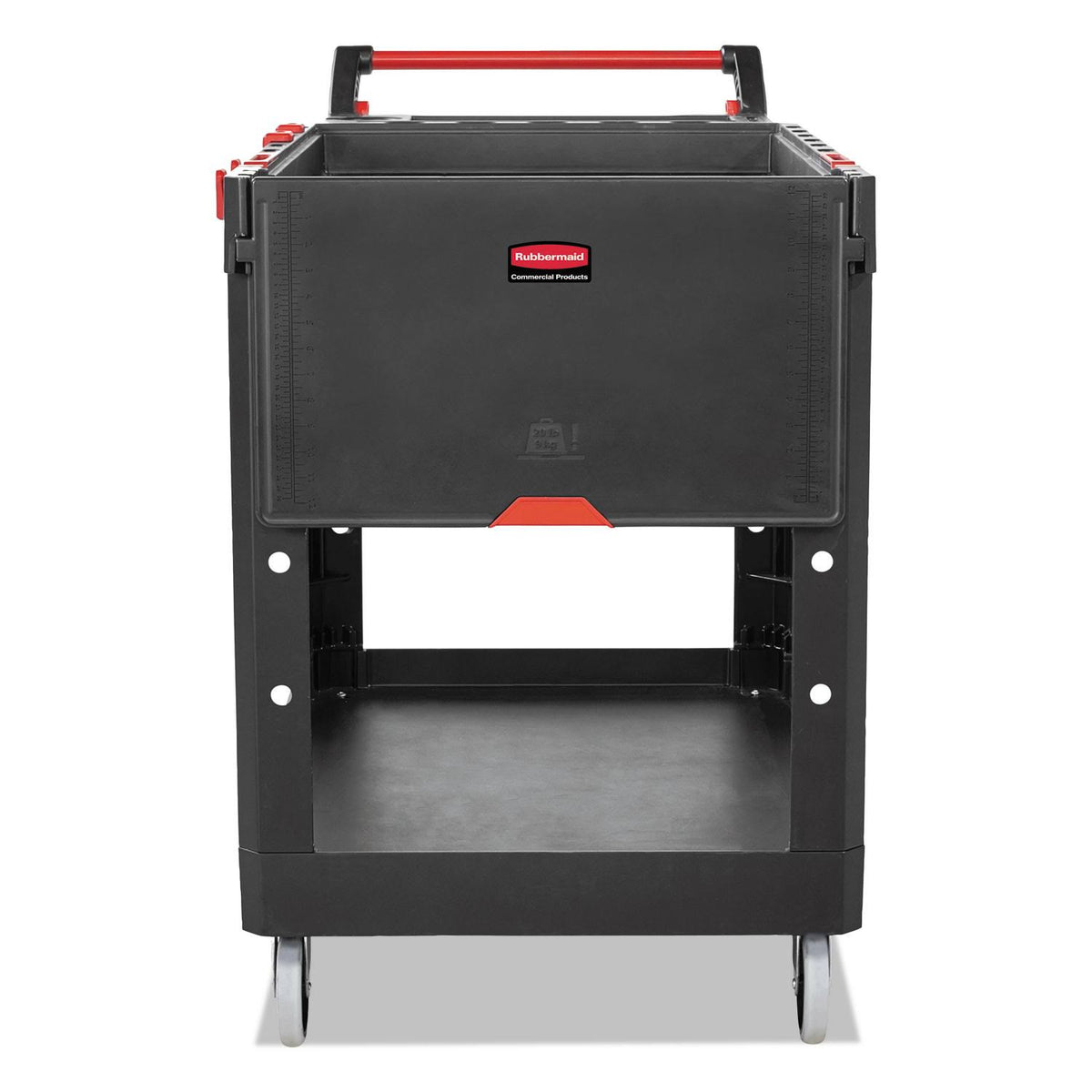 Heavy Duty Utility Cart, 2 Shelves E9867