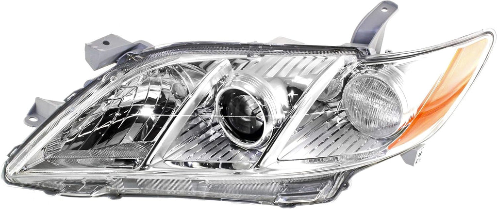 Chrome Housing Amber Reflector Clear Lens Headlight K79401