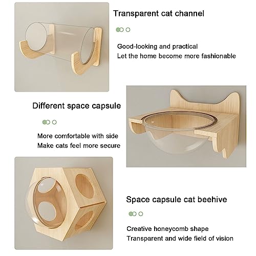 Solid Wood Cat Climbing Frame Set L616175