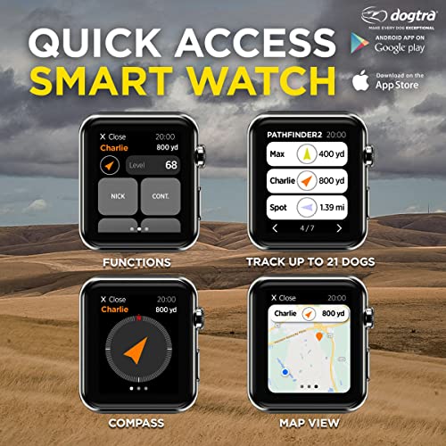 GPS Dog Training Collar with Remote, 9 Mile Range, Tracking P65474