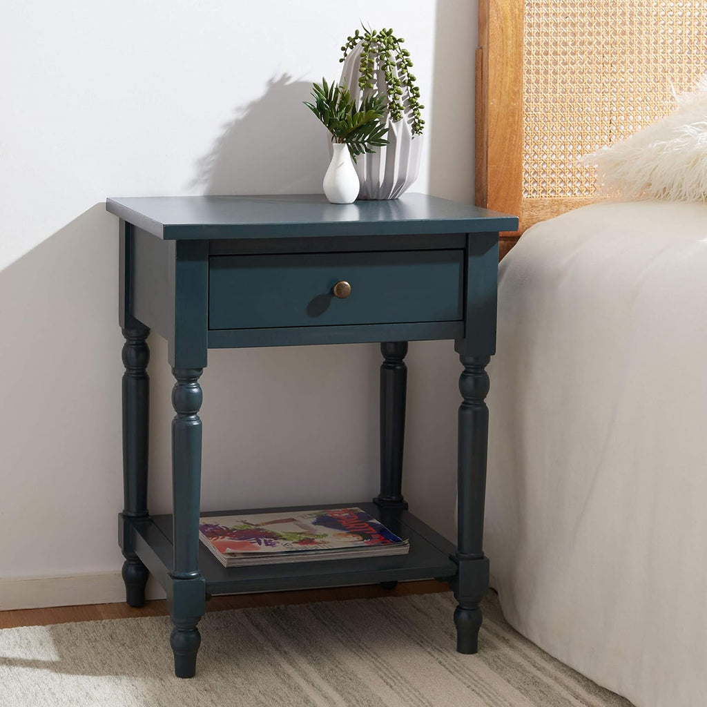Steel Teal Accent Table Y904517