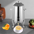 Insulated Stainless Steel Beverage Dispenser with Spigot, 3.43 Gallon / 54 Cup J6909