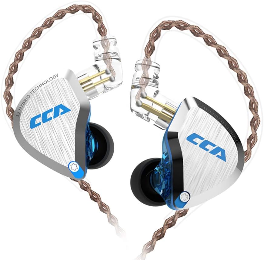 5BA+1DD Hybrid HiFi Stereo In-Ear Monitors with Detachable Cable (Dream Blue) V480033