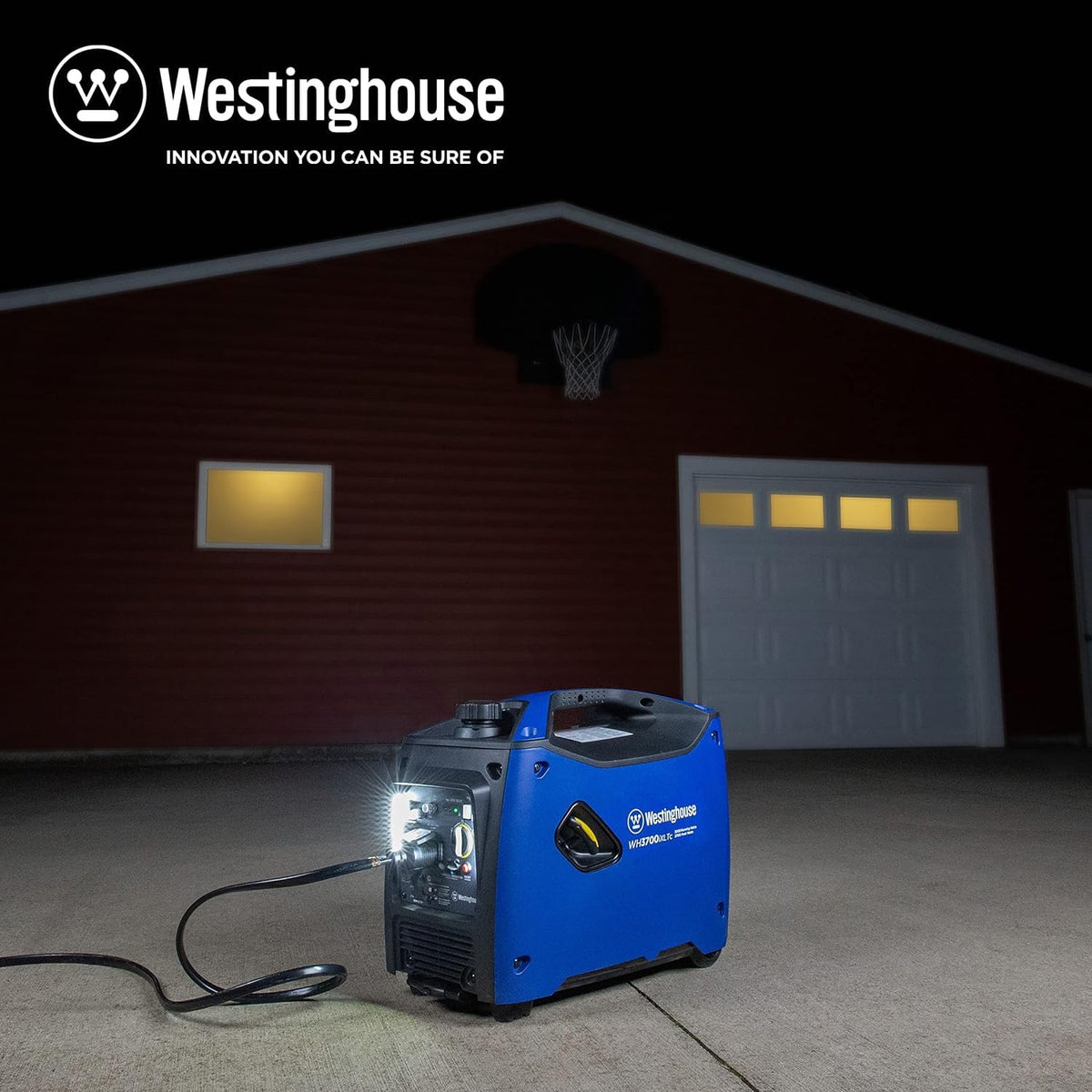 Portable Inverter Generator, 3700 Peak Watt, Gas Powered D260470