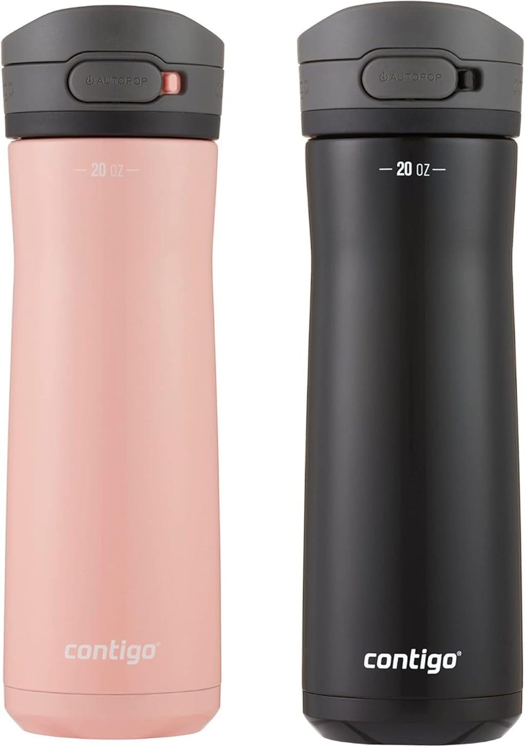 20oz Vacuum-Insulated Stainless Steel Travel Mug & Vacuum-Insulated Stainless Steel Water Bottle K78908