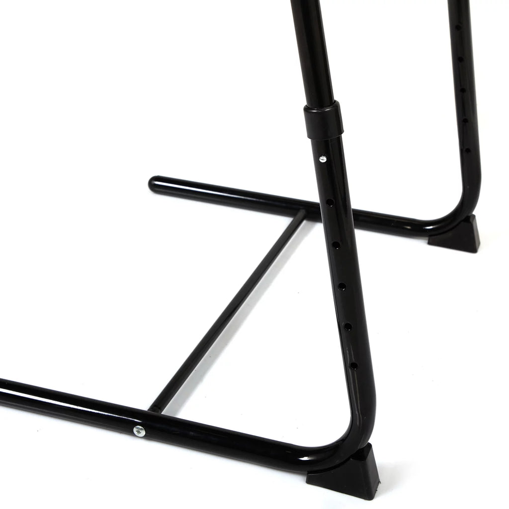 Set of 2 Black Adjustable Computer Table B58928