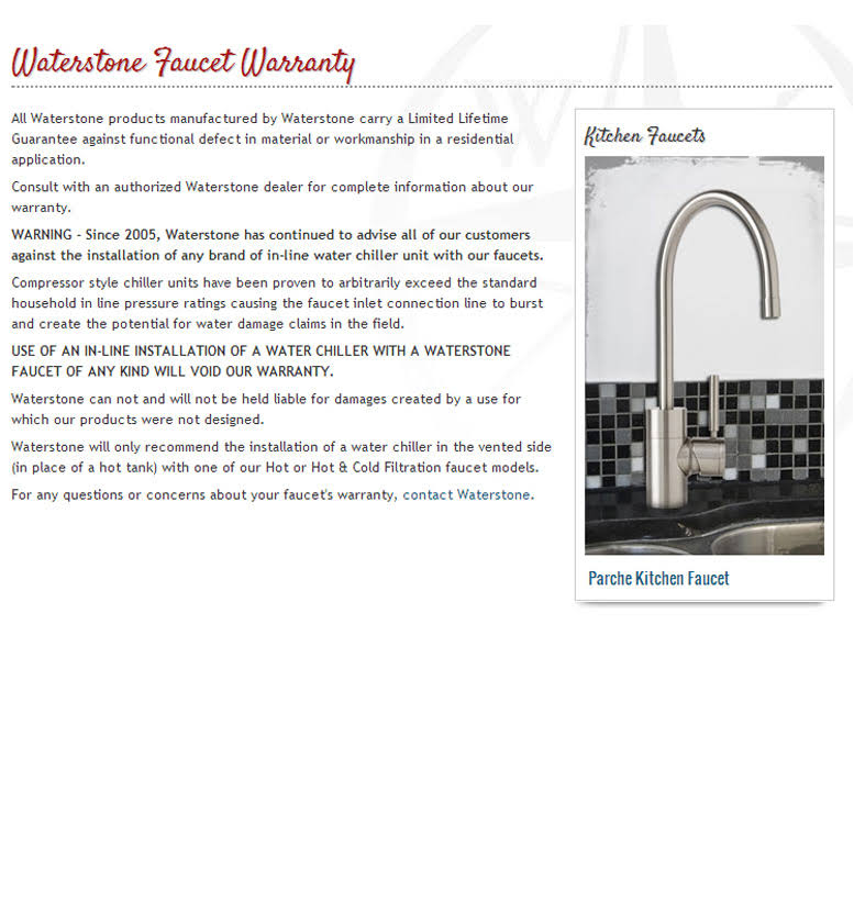 Satin Gold Hot Only Filtration Faucet V745