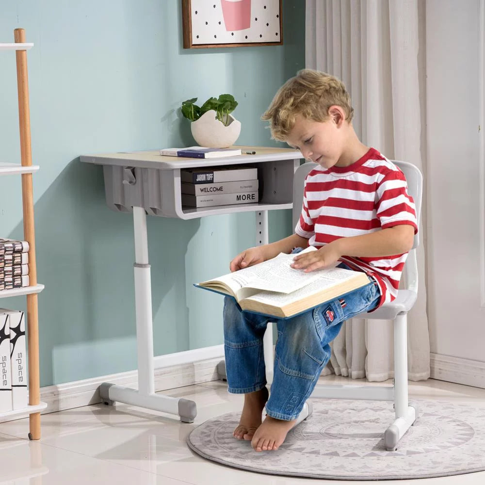 Kids Desk and Chair Set, Height Adjustable G745