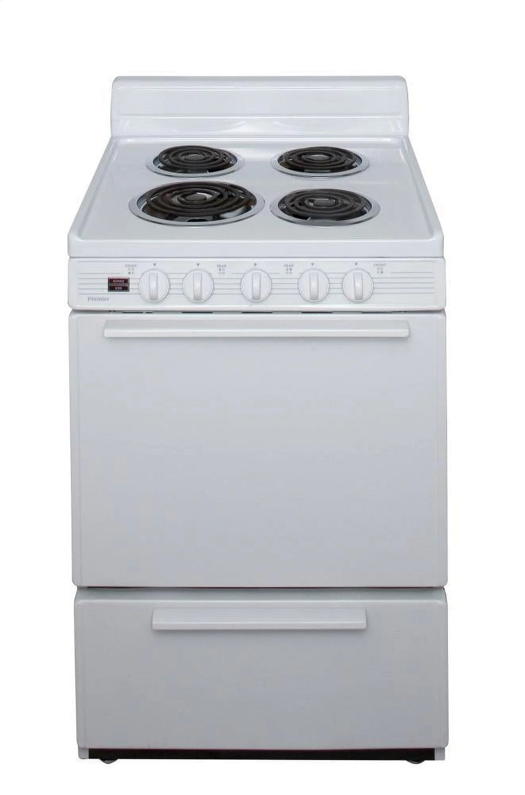 24" Freestanding Coil Electric Range White Q1036