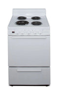 24" Freestanding Coil Electric Range White Q1036
