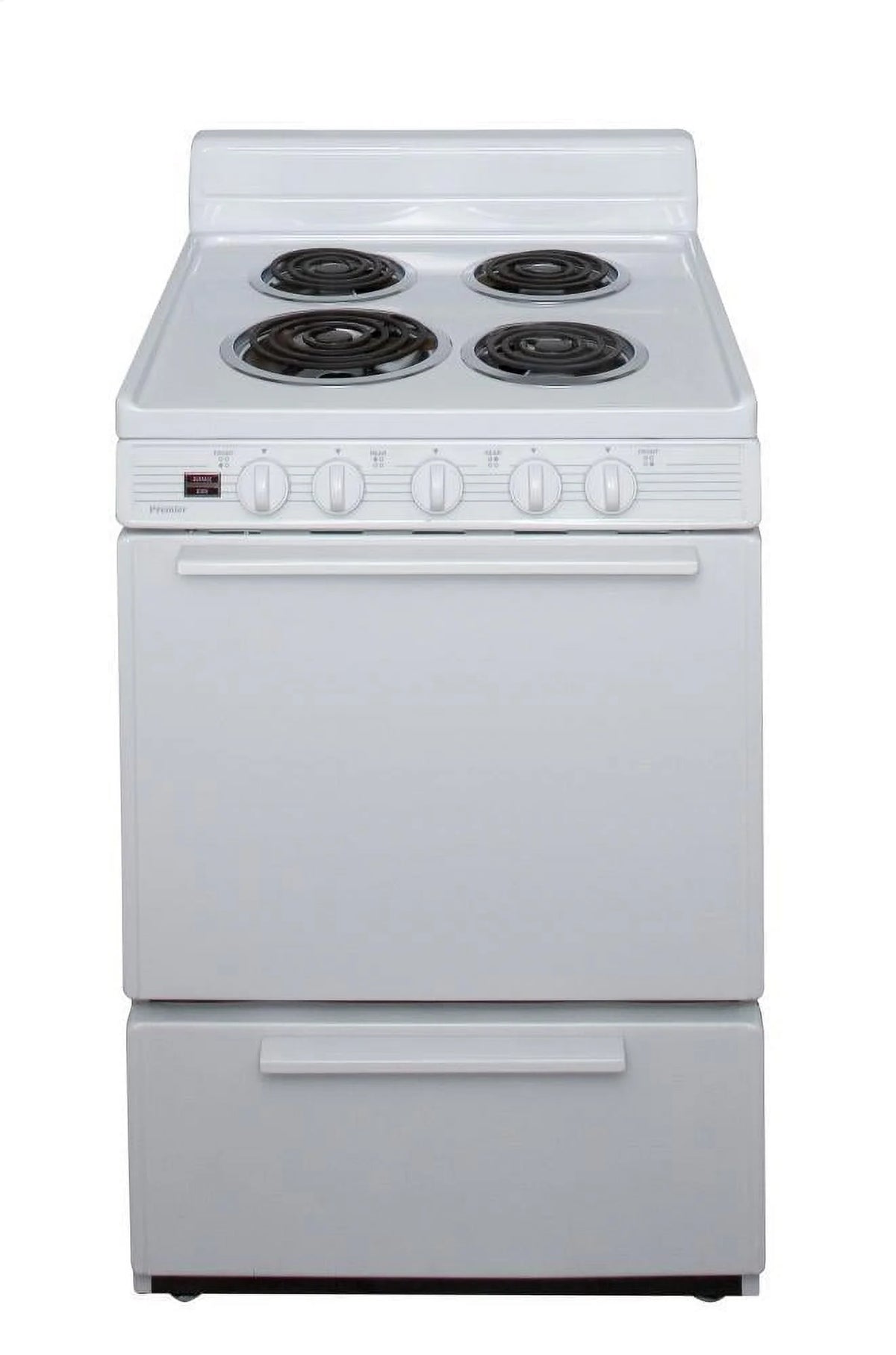 24" Freestanding Coil Electric Range White Q1036