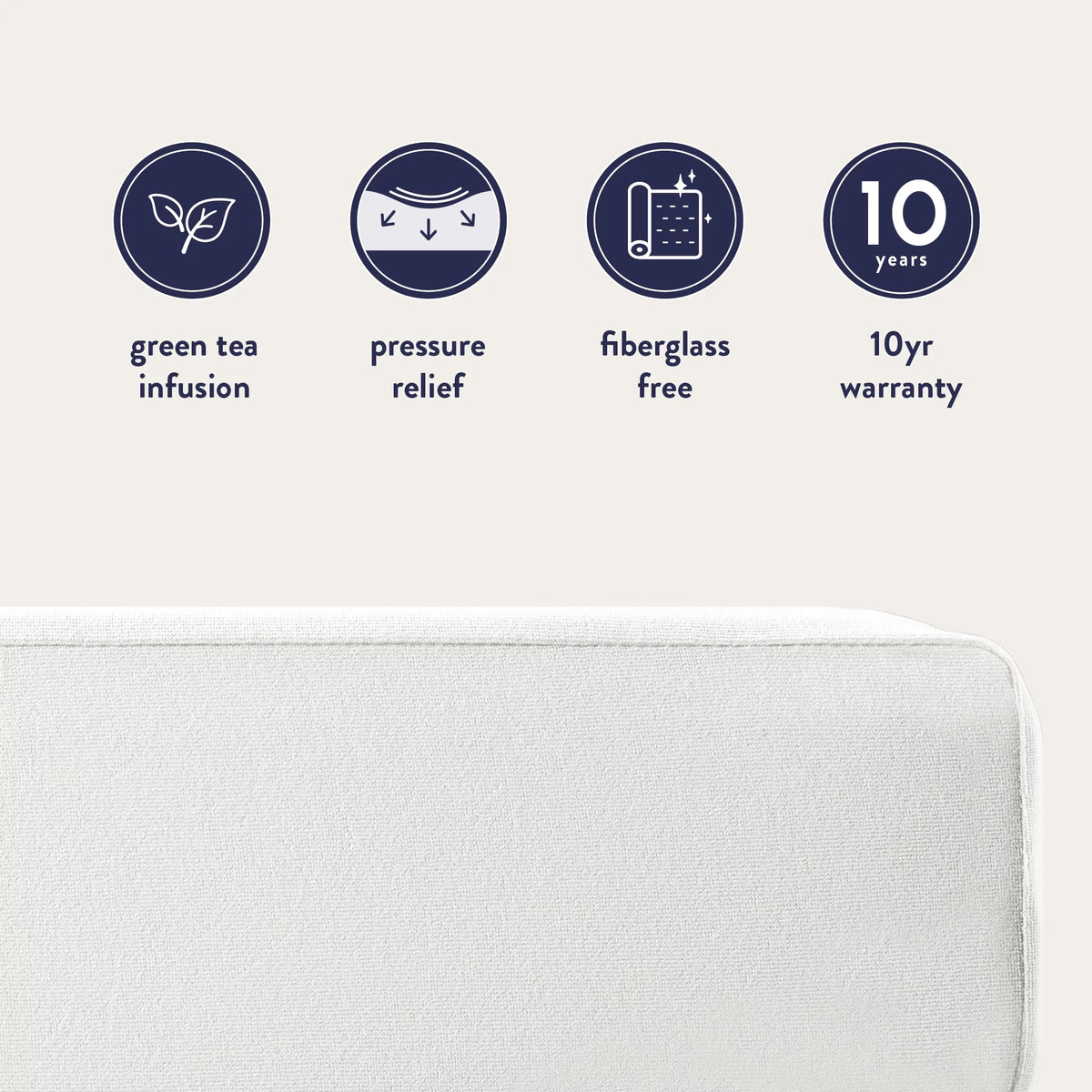 6 Green Tea Memory Foam Mattress L77095