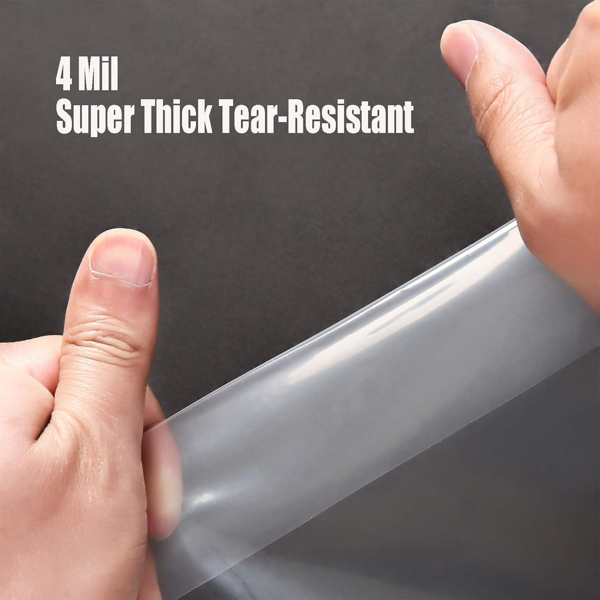 2 Packs 4 mil Thick Polyethylene Mattress Bag, California King X5274