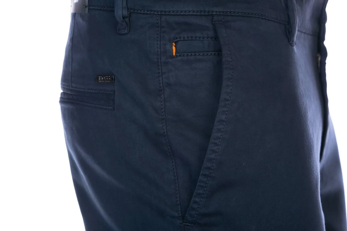 Navy Slim Chinos Z694