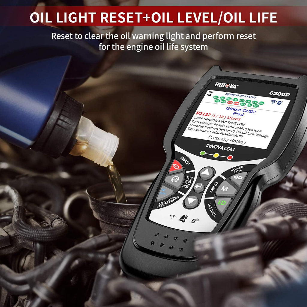 OBD2 Scanner with Battery Registration Oil Light Reset S397812