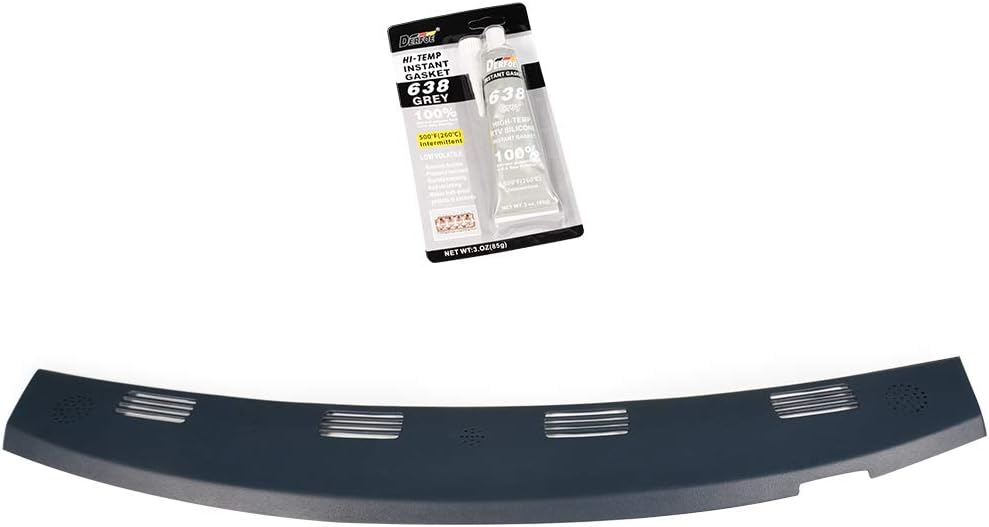 ABS Plastic Dash Cover Cap Black Pack of 2 N47357