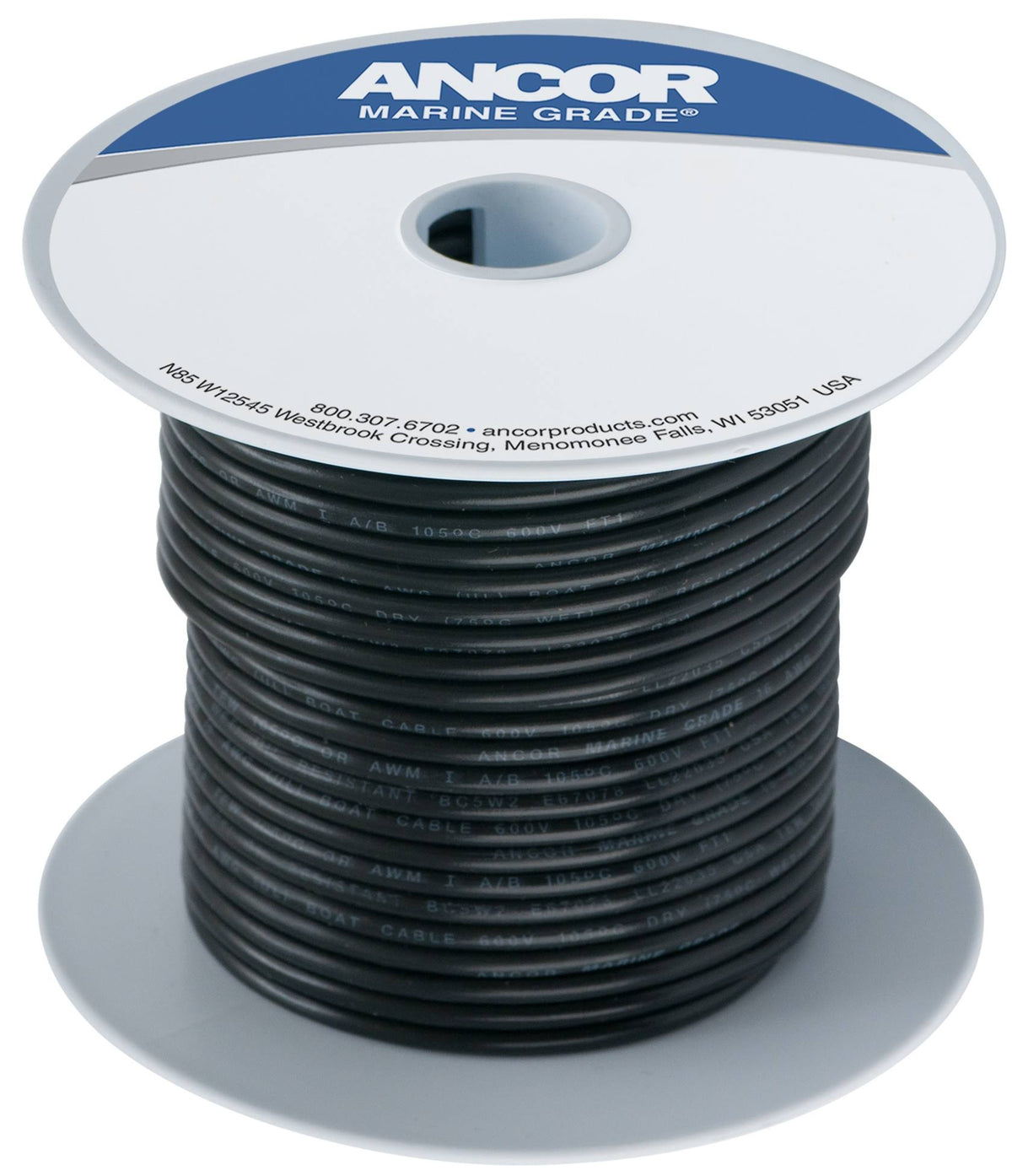 Black 6 AWG Battery Cable 100' H3875