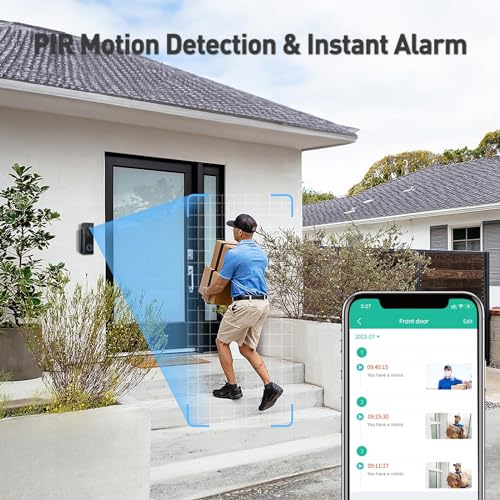 2K Video Doorbell Camera with Chime, Night Vision B711