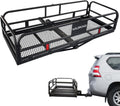 Hitch Mount Cargo Carrier Basket 500 LBS Folding 60" x 25.6" x 13.8" Fits 2" Receiver H284276