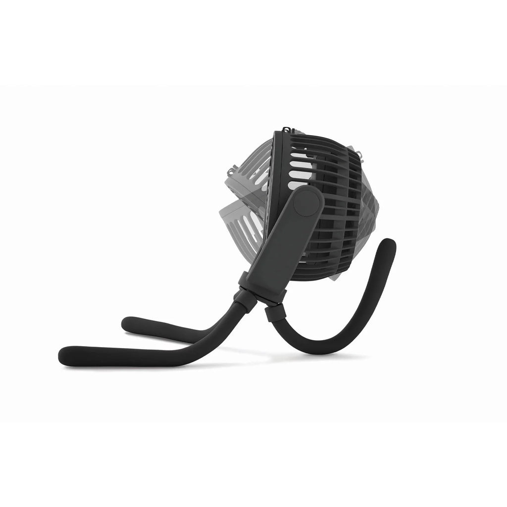 Portable Rechargeable Fan with Flexible Tripod, Black Y333