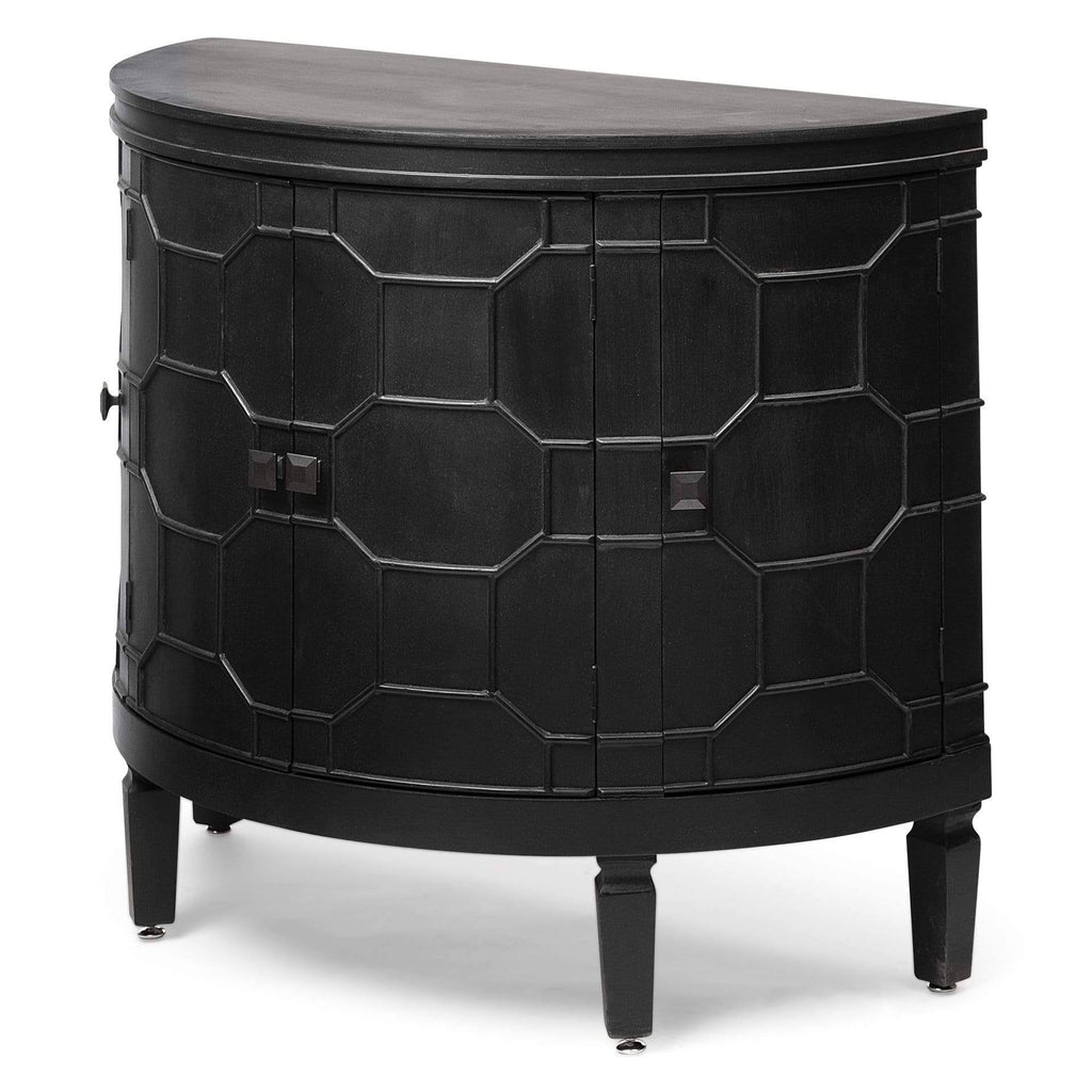 Black Wood Cabinet U553273