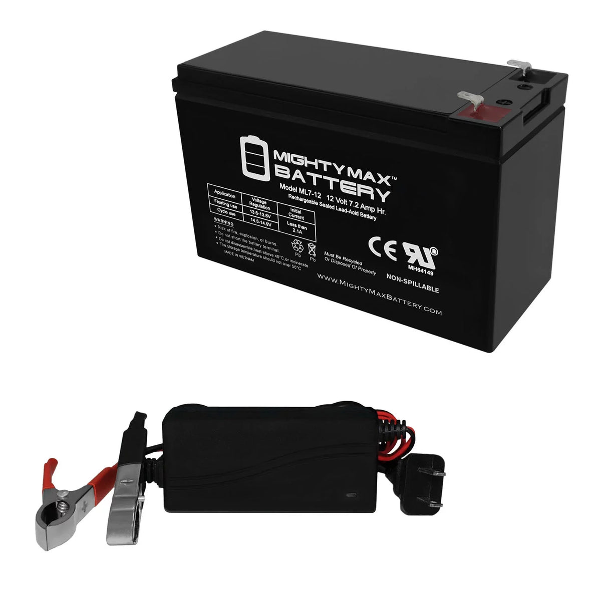 12V 7.2AH SLA Battery R1699