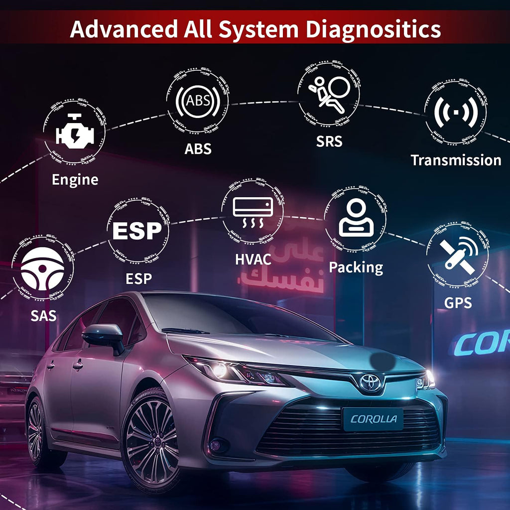 OBD2 Scanner with Battery Registration Oil Light Reset S397812