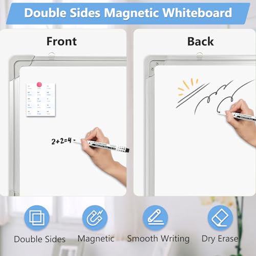 12" x 16" Small Double-Sided Magnetic White Board O76003