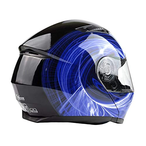 Adult Modular Motorcycle Helmet DOT Full Face Flip-up U970