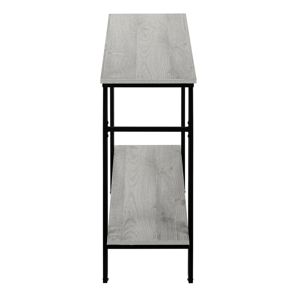 Narrow Grey Metal Accent Table G182