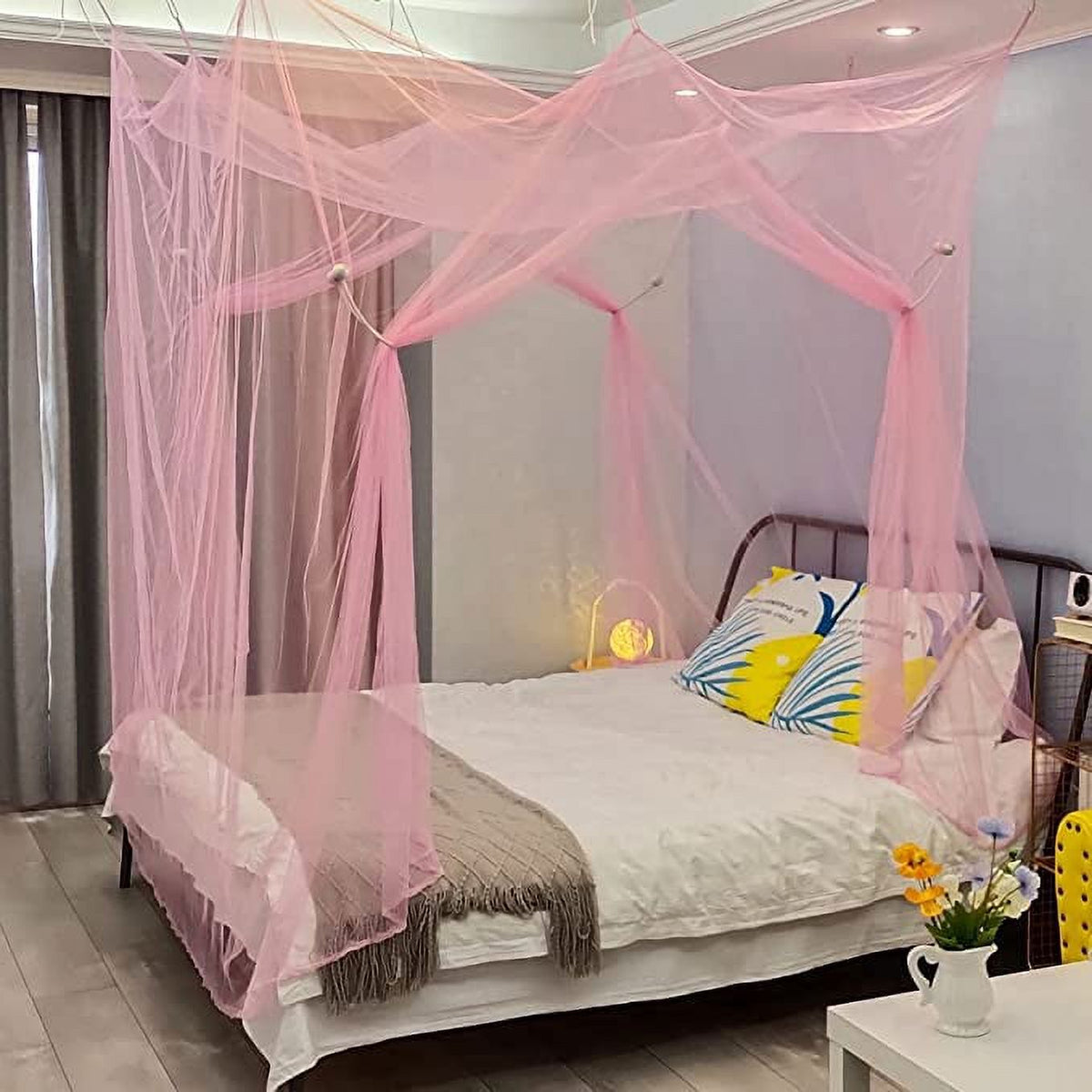 Luxury Mosquito Large Square Net for Single to King-Sized Beds N466684