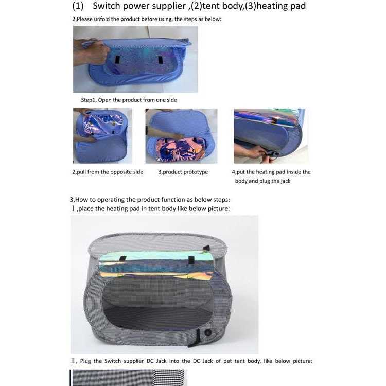 Collapsible Lightweight Pet Tent Q6523