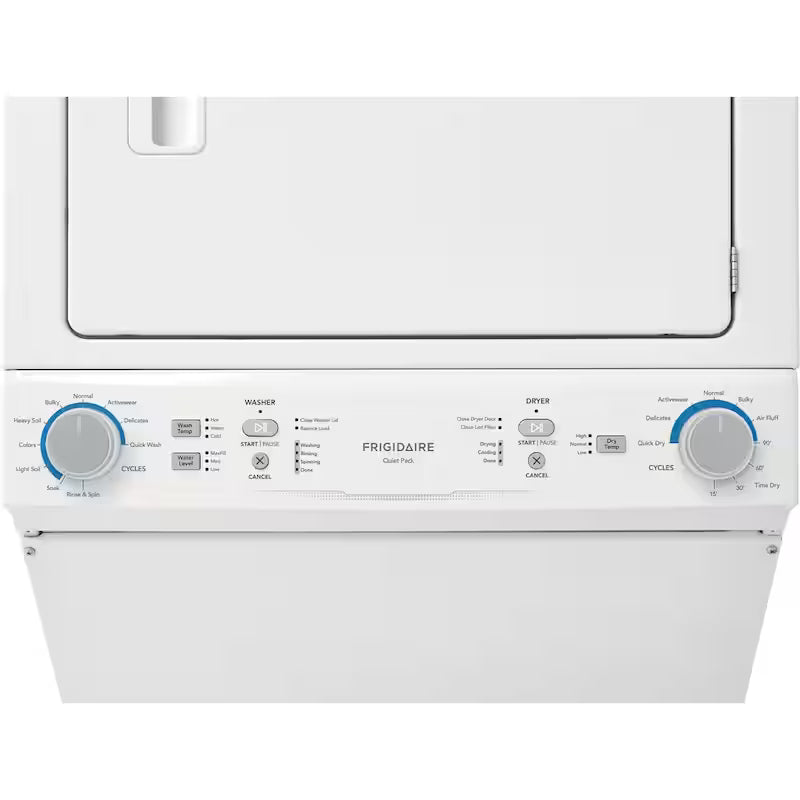 3.9 cu. ft. Washer and 5.6 cu. ft. Gas Dryer Combo in White H1393