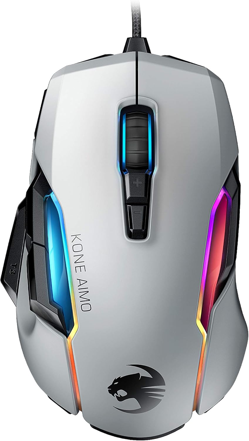 PC Gaming Mouse, Optical, RGB Backlit, 23 Programmable Keys, Black O2656