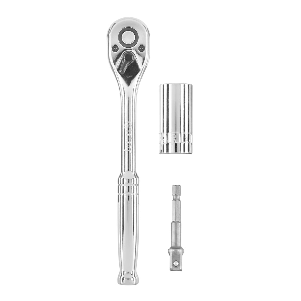 3-Piece 3/8-inch Drive Universal Socket Set Chrome Finish K43175