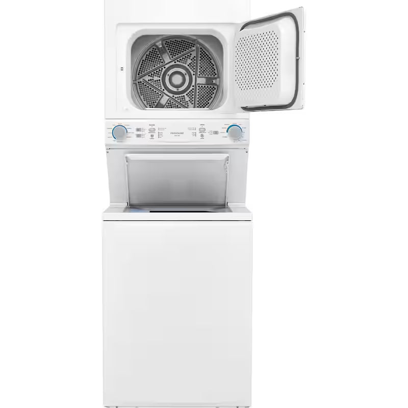 3.9 cu. ft. Washer and 5.6 cu. ft. Gas Dryer Combo in White H1393